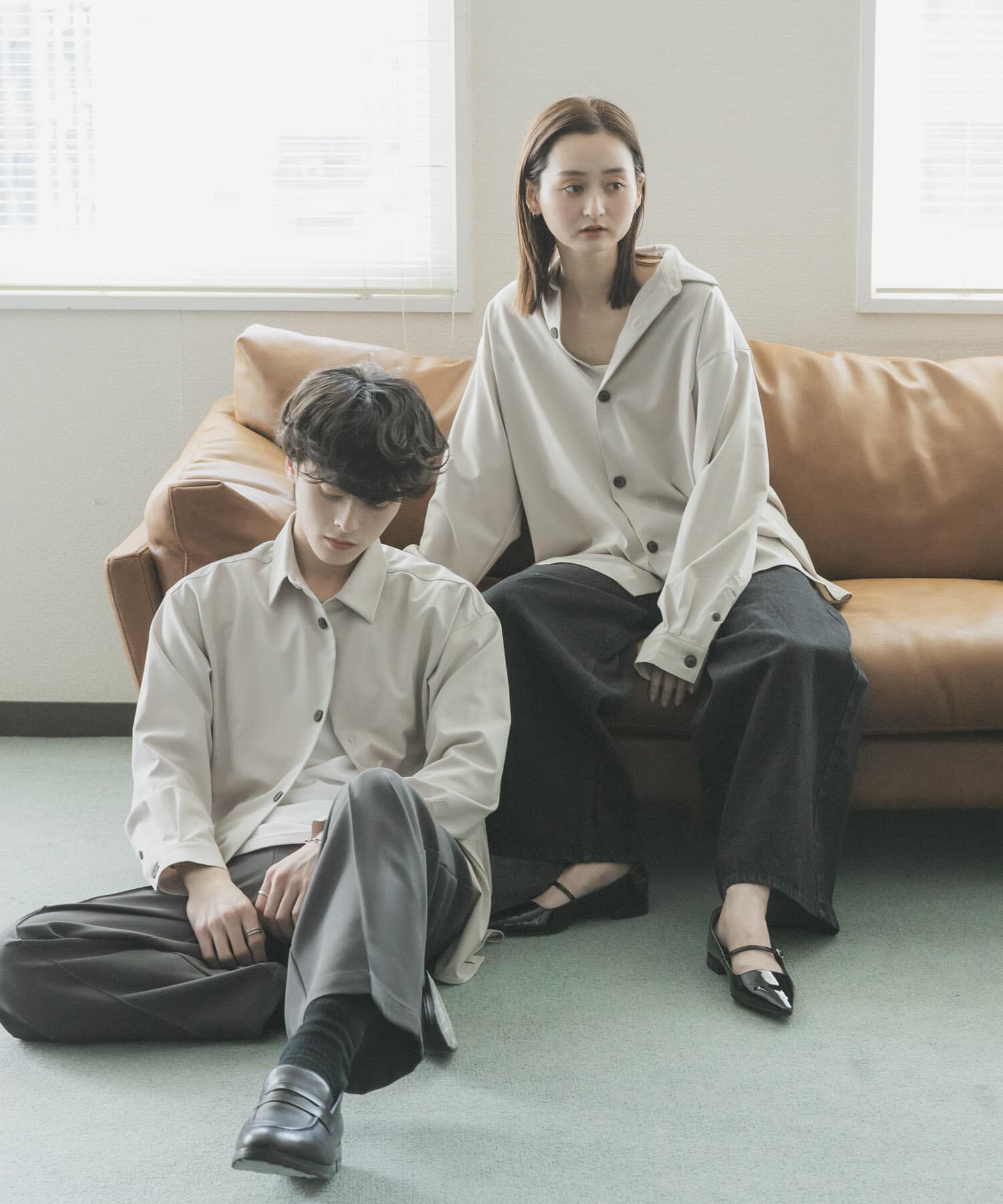 SENSE OF PLACE by URBAN RESEARCH「『ユニセックス』『イージーケア』カラールーズシャツ」|シャツ・ブラウス|