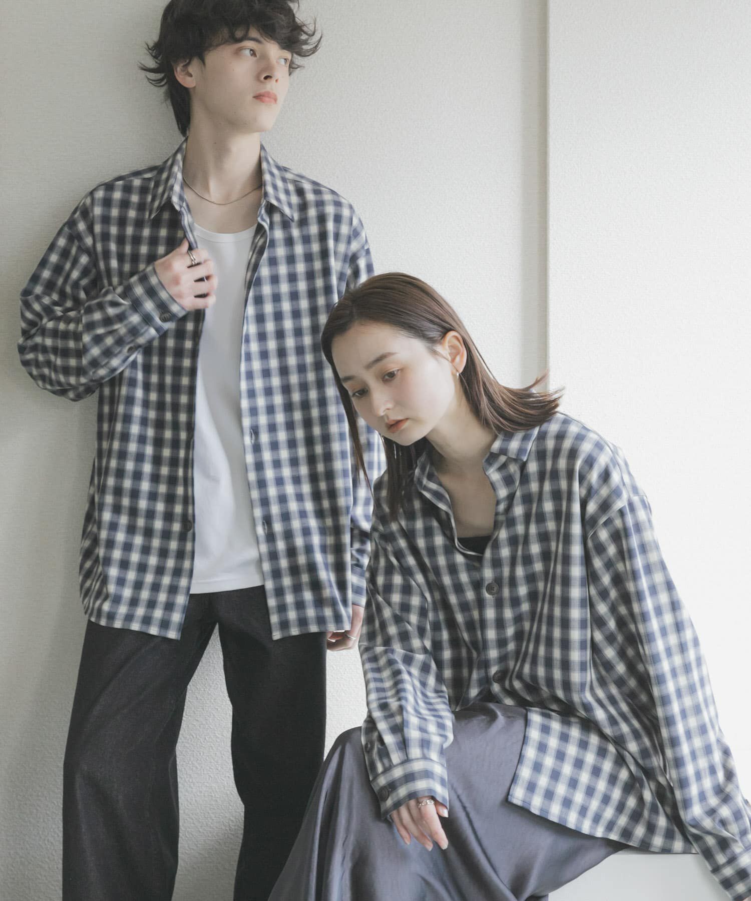 SENSE OF PLACE by URBAN RESEARCH「『ユニセックス』『イージーケア』カラールーズシャツ」|シャツ・ブラウス|