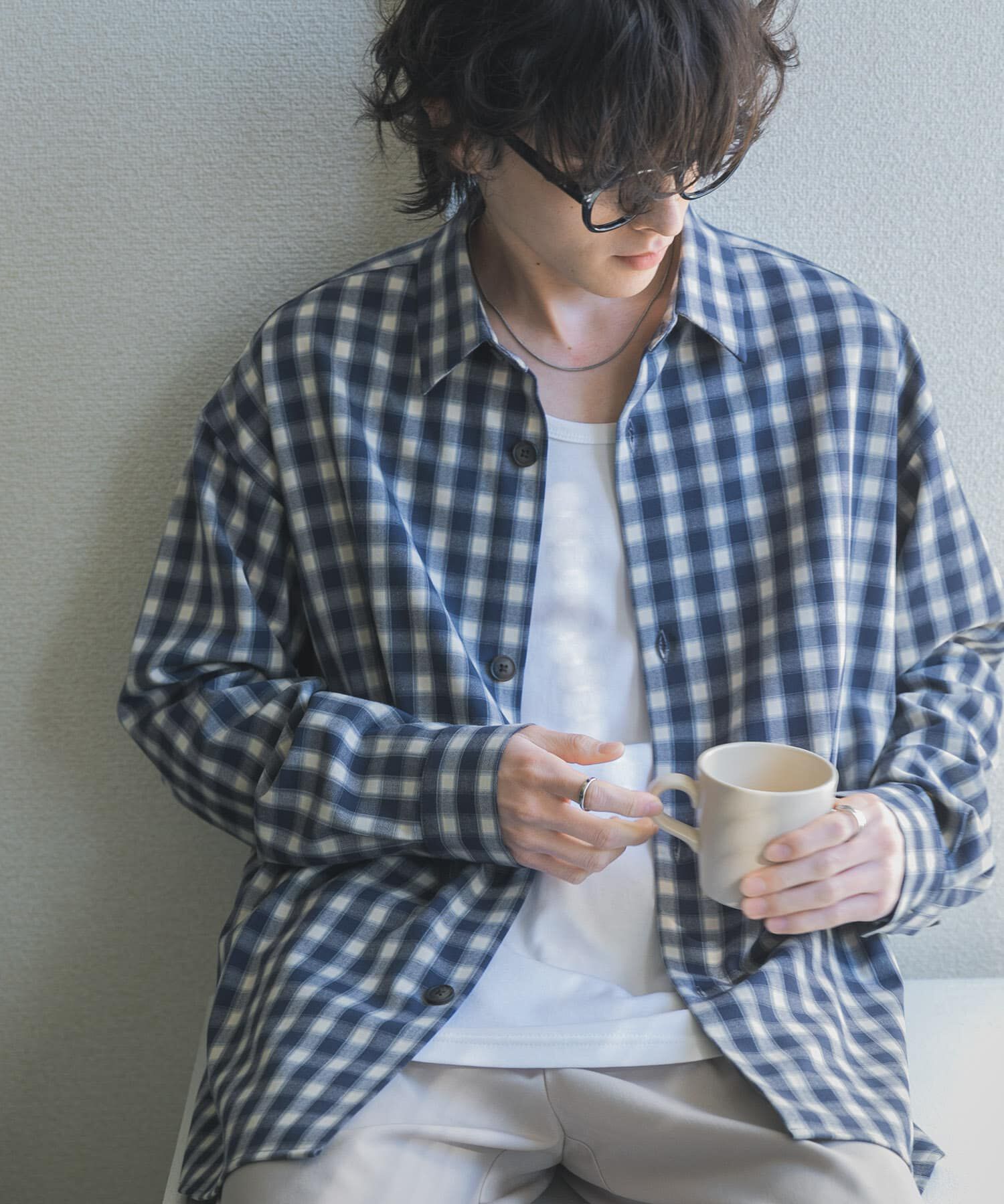 SENSE OF PLACE by URBAN RESEARCH「『ユニセックス』『イージーケア』カラールーズシャツ」|シャツ・ブラウス|