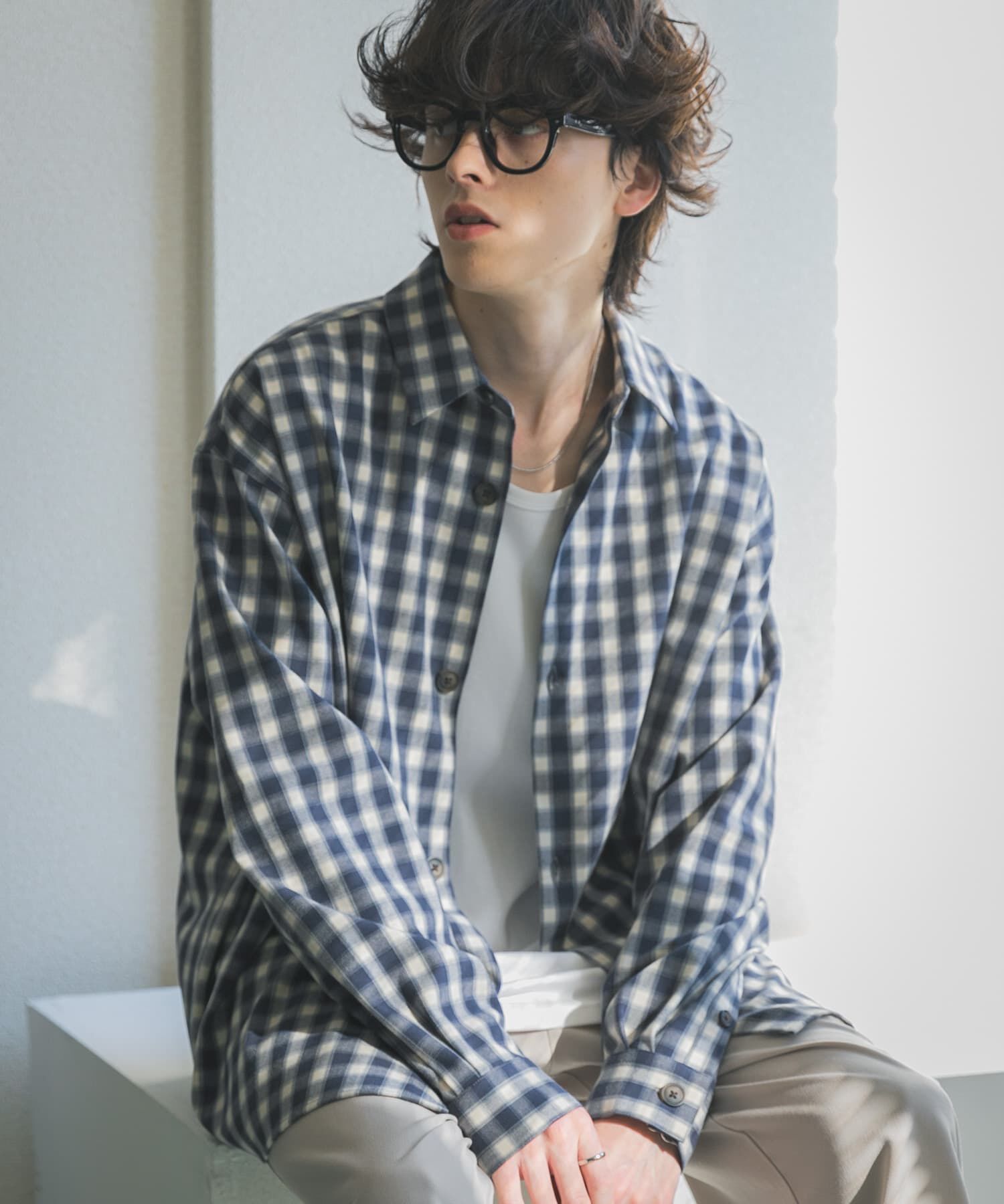 SENSE OF PLACE by URBAN RESEARCH「『ユニセックス』『イージーケア』カラールーズシャツ」|シャツ・ブラウス|