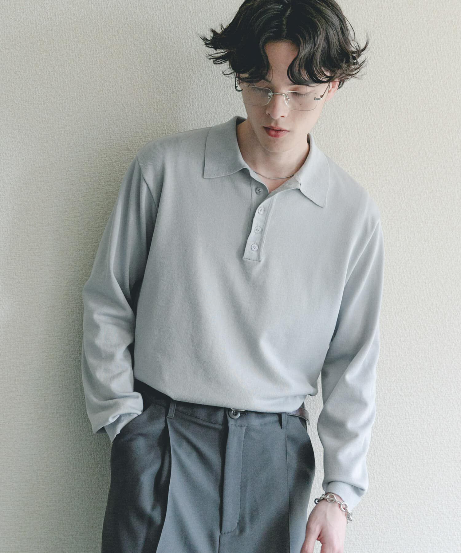 SENSE OF PLACE by URBAN RESEARCH「『洗濯可/防花粉』SKINProofニットポロシャツ」|ニット・セーター|