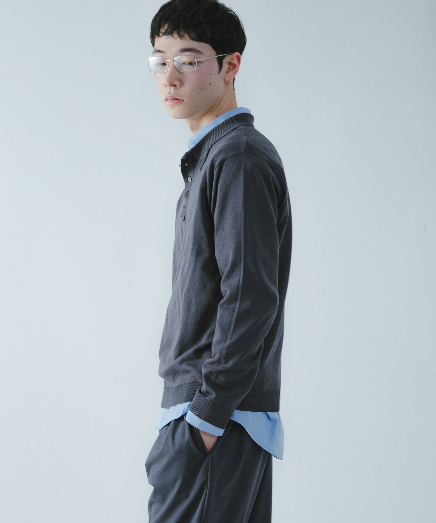 SENSE OF PLACE by URBAN RESEARCH「『洗濯可/防花粉』SKINProofニットポロシャツ」|ニット・セーター|