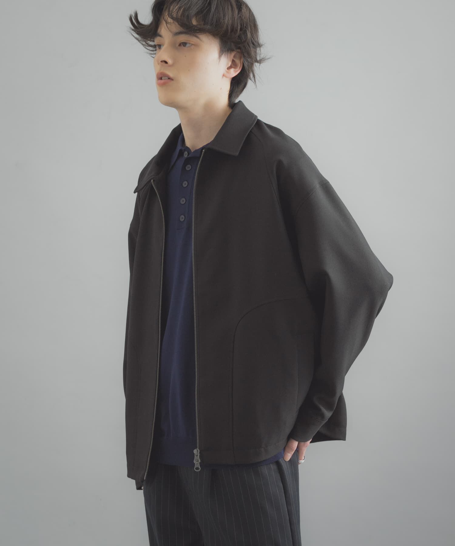 SENSE OF PLACE by URBAN RESEARCH「『撥水/防花粉』SKINProofジップブルゾン」|ブルゾン・スタジャン|
