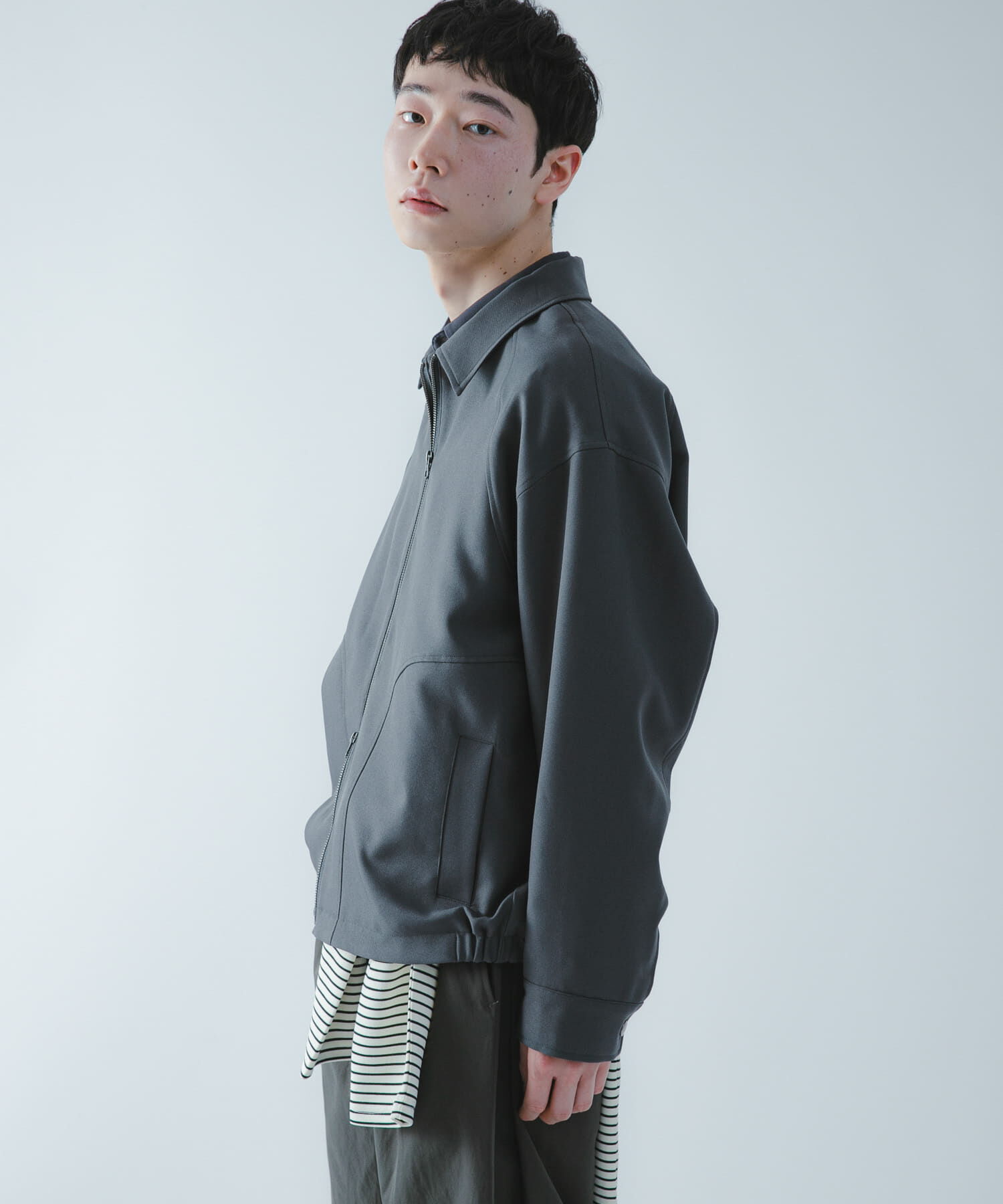 SENSE OF PLACE by URBAN RESEARCH「『撥水/防花粉』SKINProofジップブルゾン」|ブルゾン・スタジャン|