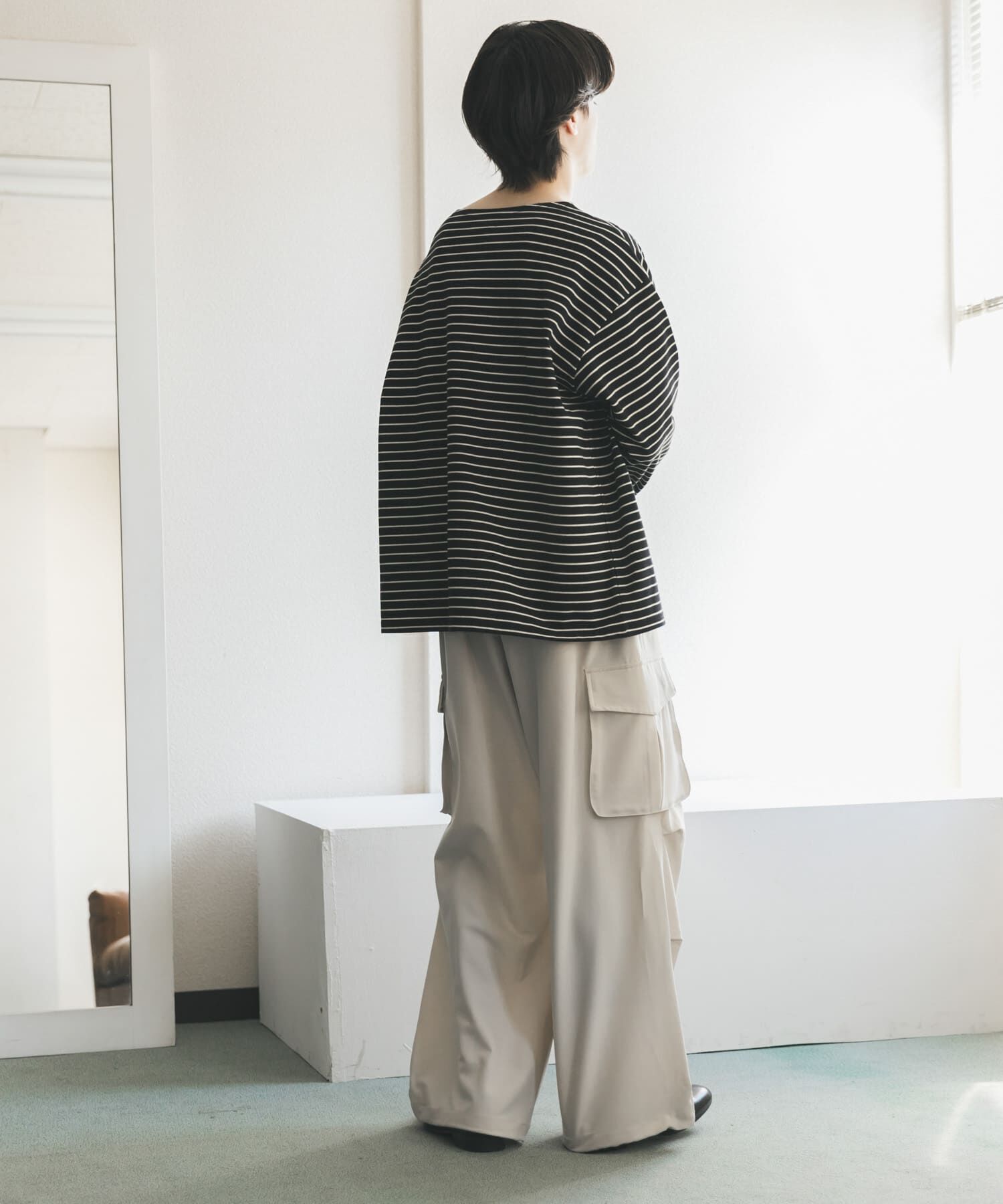 SENSE OF PLACE by URBAN RESEARCH「エクストラルーズバスクシャツ」|Tシャツ・カットソー|