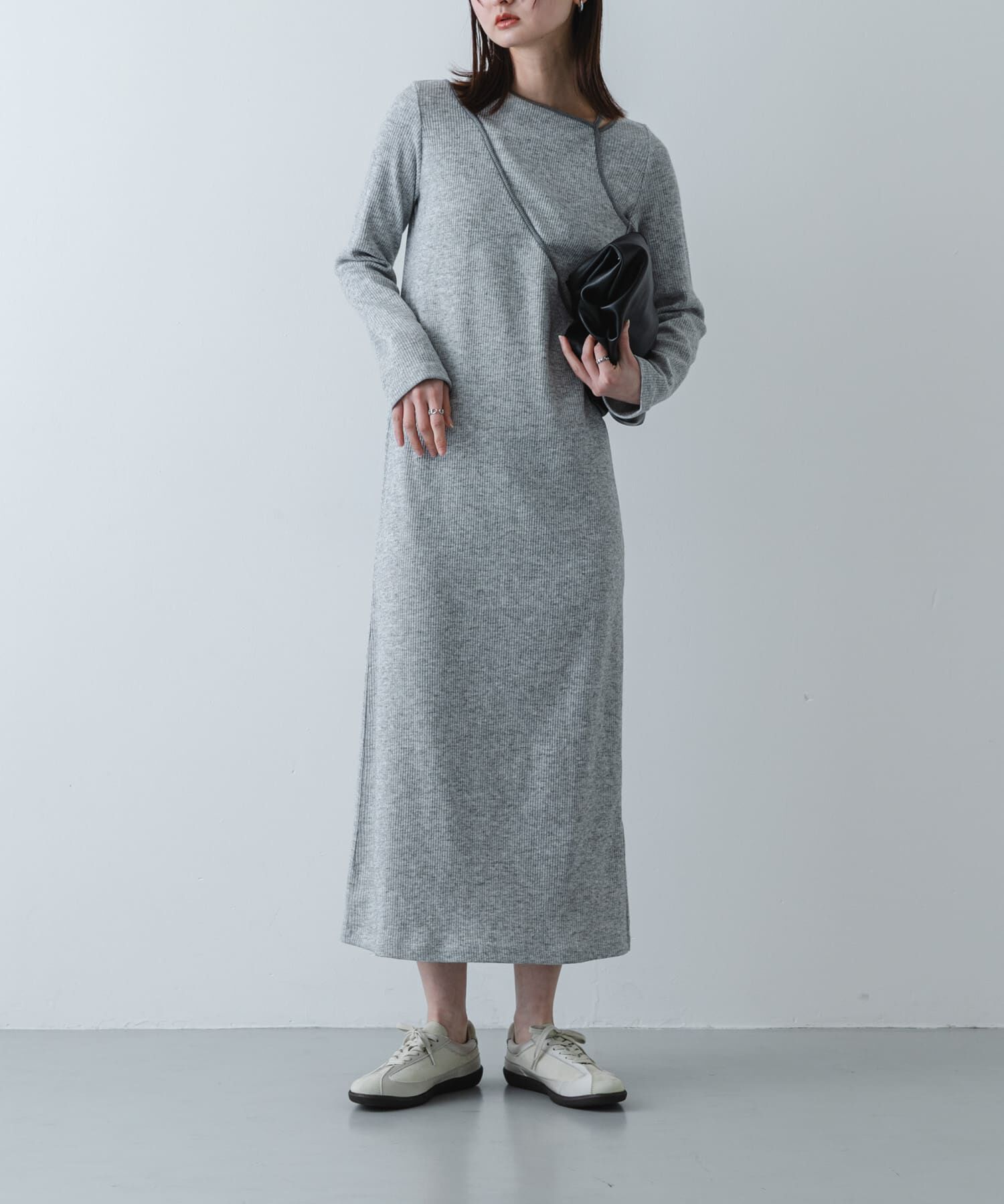 SENSE OF PLACE by URBAN RESEARCH「レイヤードデザインリブワンピース」|ワンピース|
