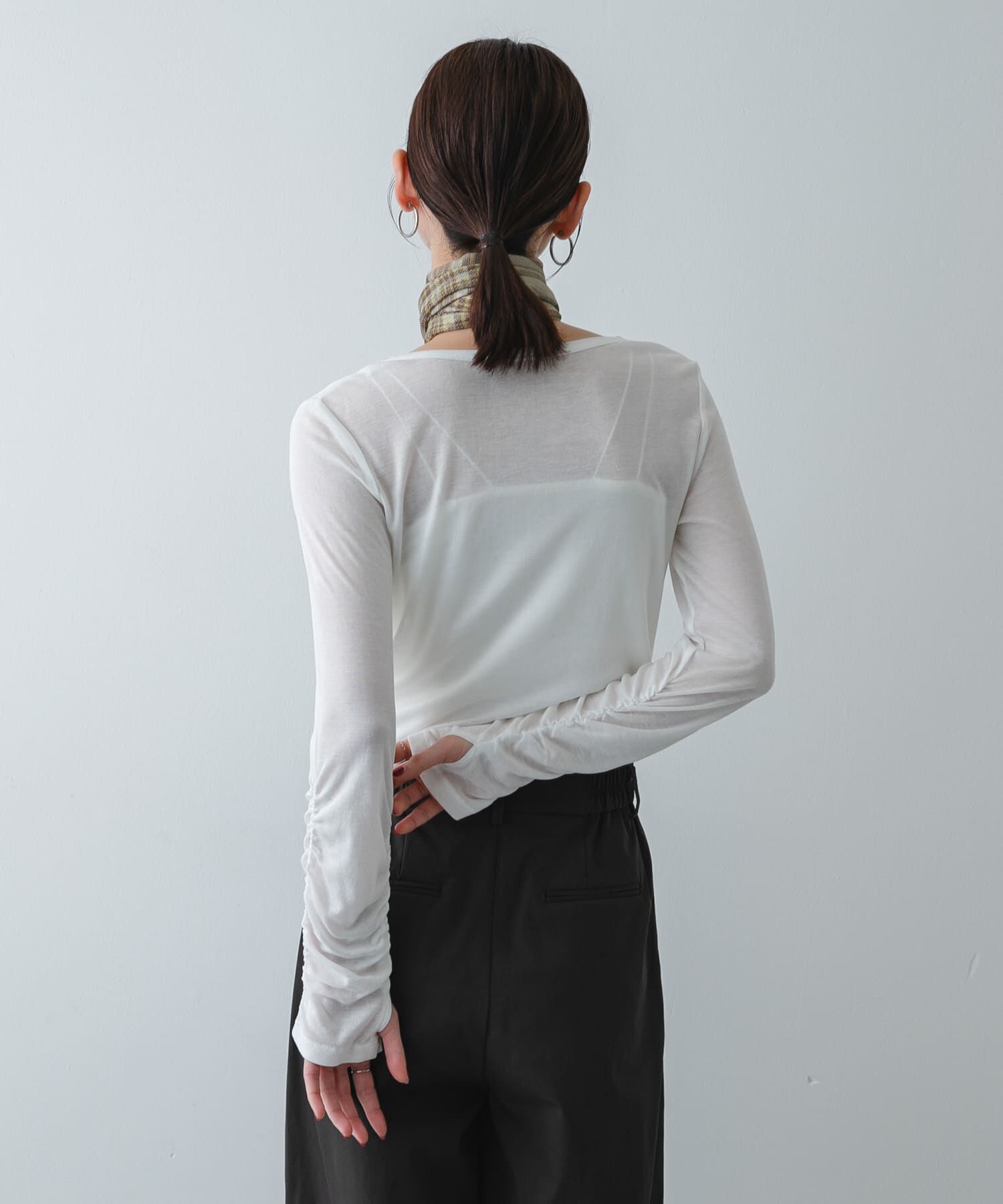 SENSE OF PLACE by URBAN RESEARCH「Uネックピスネームシアートップ」|Tシャツ・カットソー|