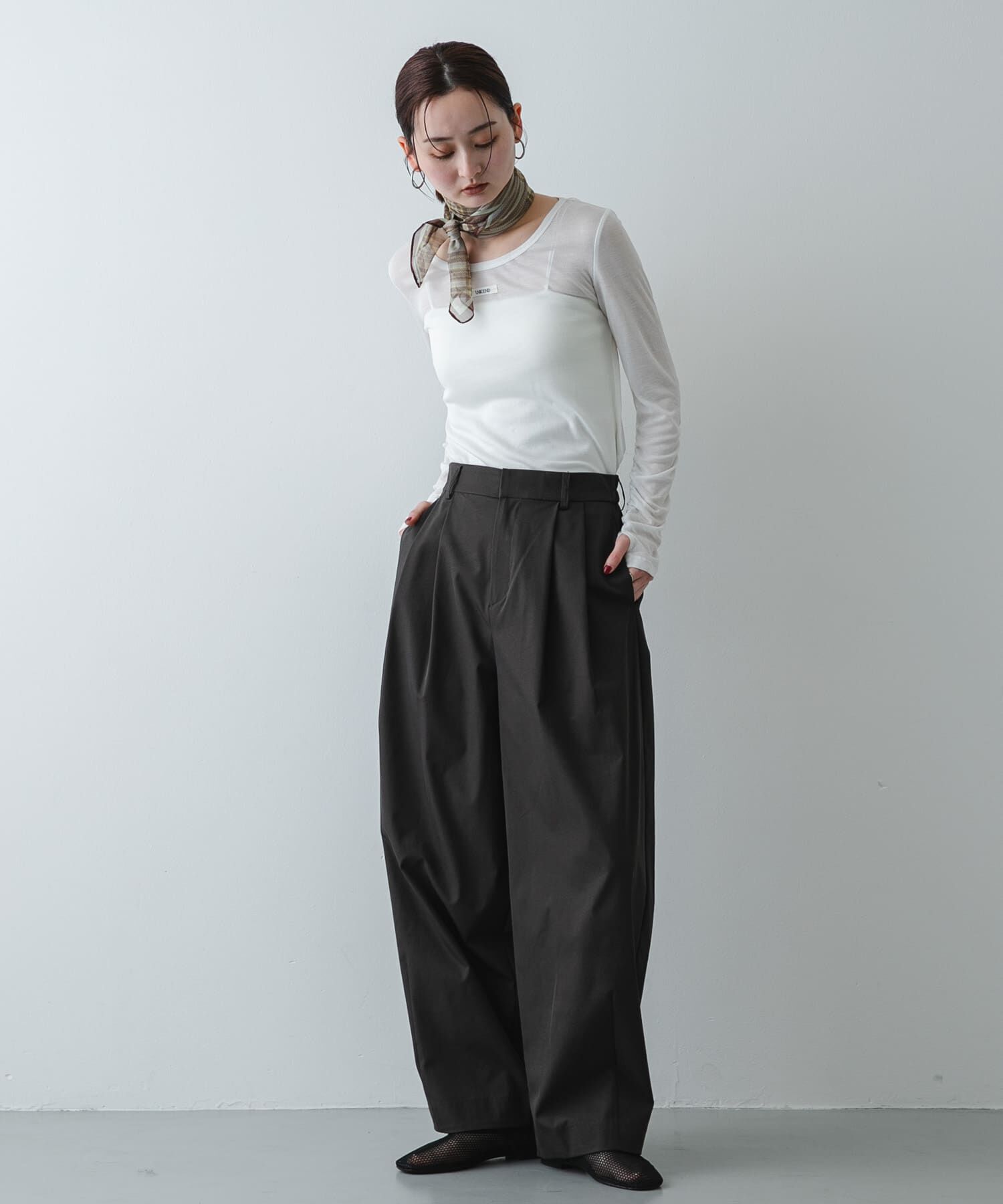SENSE OF PLACE by URBAN RESEARCH「Uネックピスネームシアートップ」|Tシャツ・カットソー|