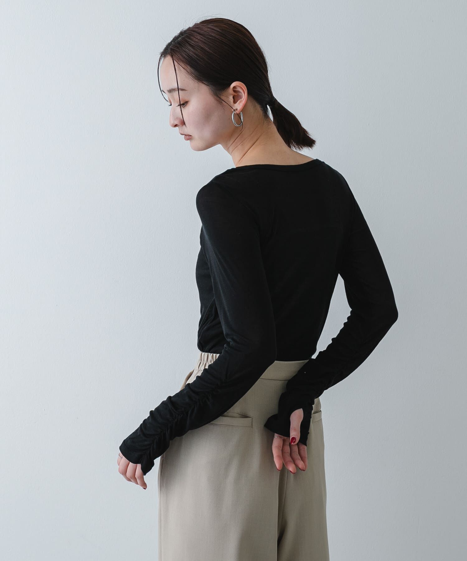 SENSE OF PLACE by URBAN RESEARCH「Uネックピスネームシアートップ」|Tシャツ・カットソー|