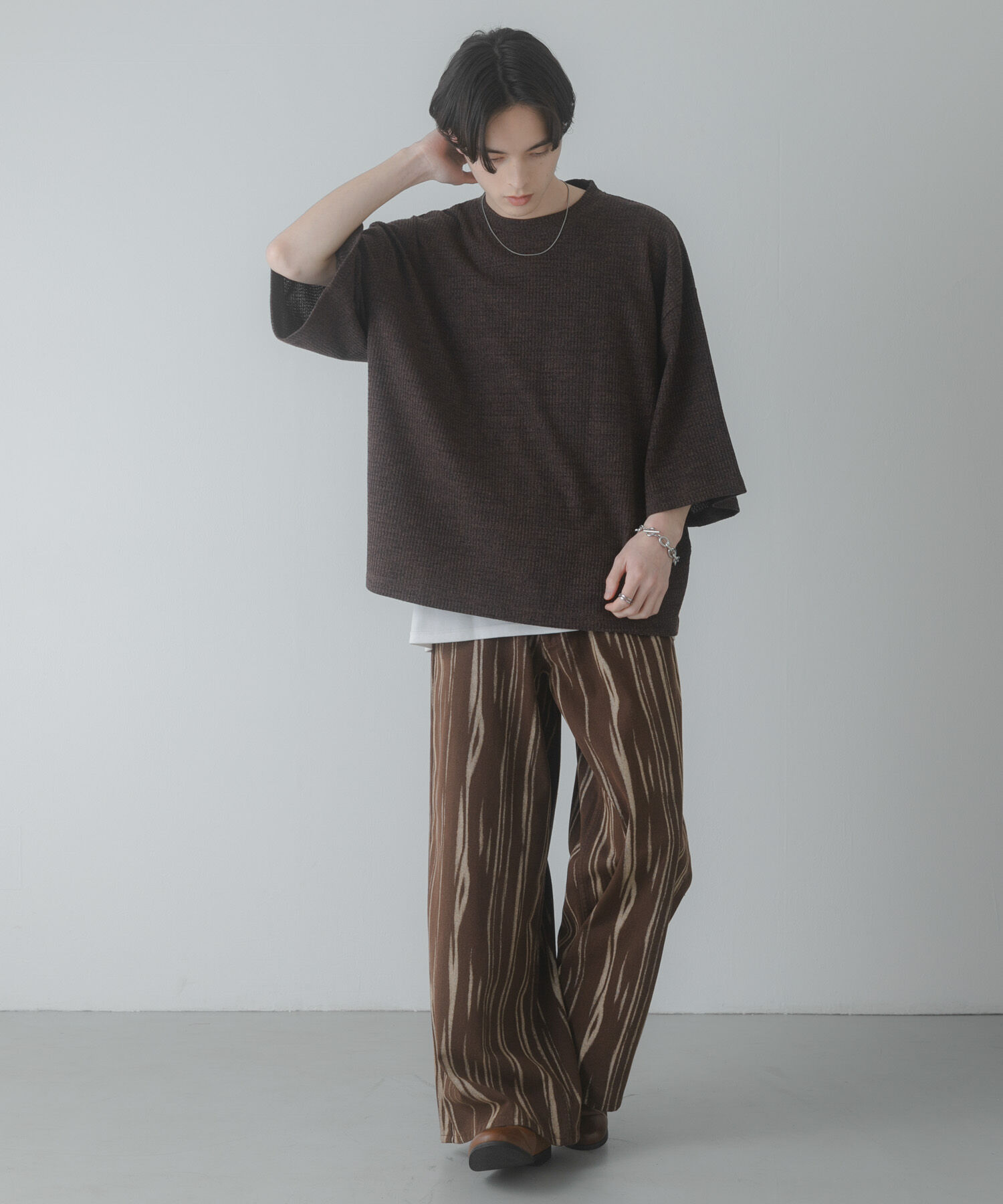 SENSE OF PLACE by URBAN RESEARCH「ソフトワッフルエクストラルーズTシャツ」|Tシャツ・カットソー|