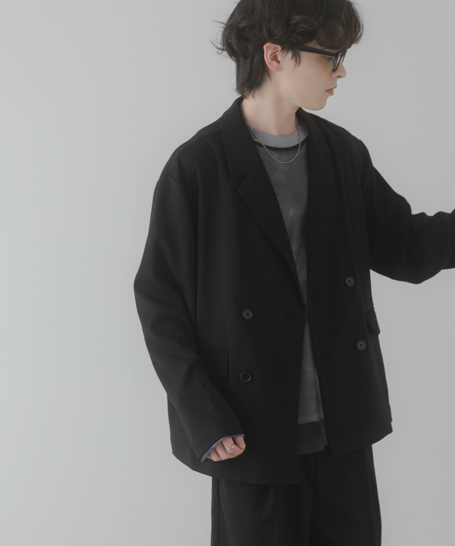 SENSE OF PLACE by URBAN RESEARCH「『イージーケア/速乾』リネンライクダブルテーラードジャケット」|その他|
