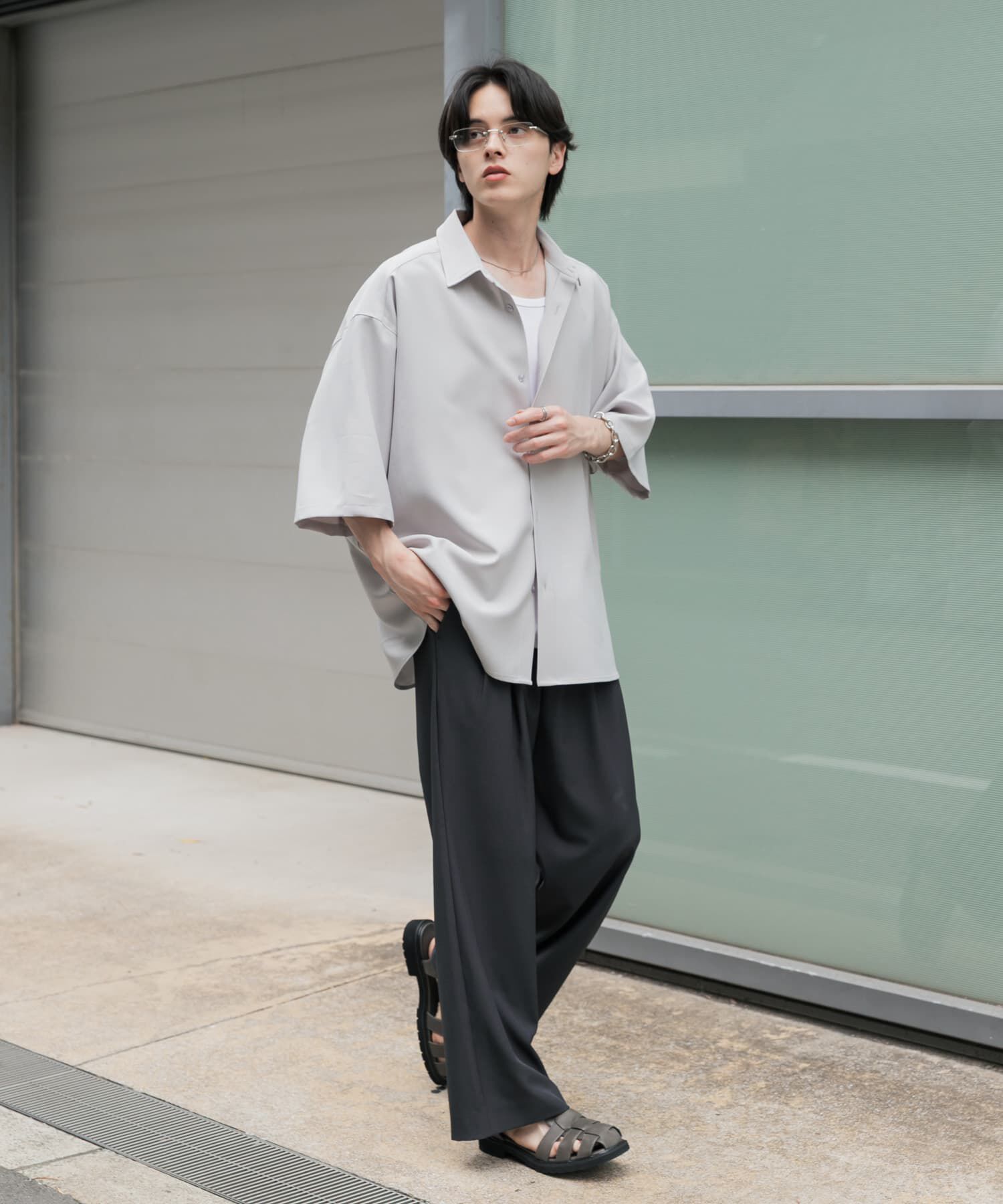 SENSE OF PLACE by URBAN RESEARCH「『速乾』ドライタッチ2タックワイドパンツ」|その他|