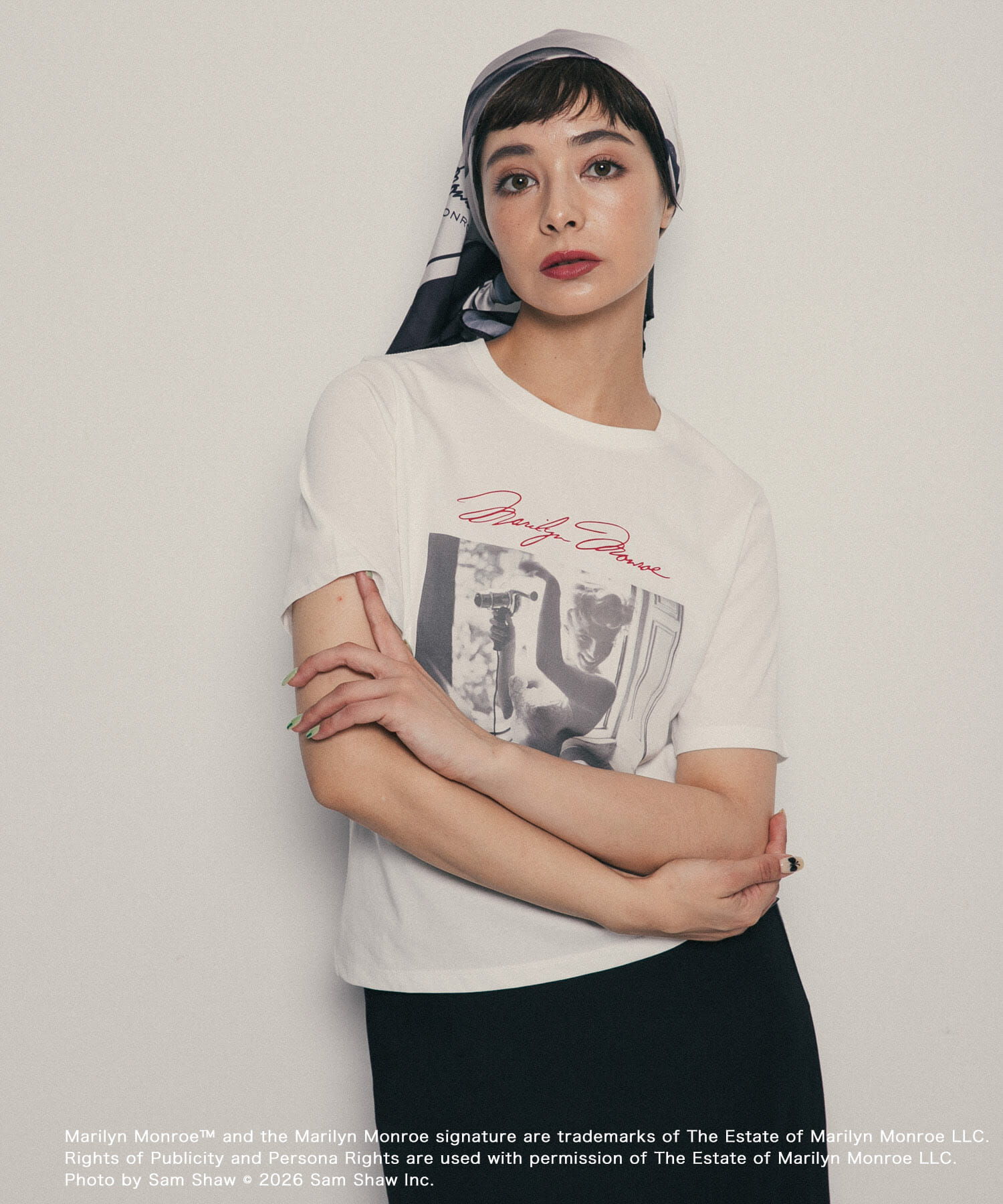 SENSE OF PLACE by URBAN RESEARCH「『別注』MARILYNMONROE&times;SENSE OF PLACE　グラフィックTシャツ」|Tシャツ・カットソー|