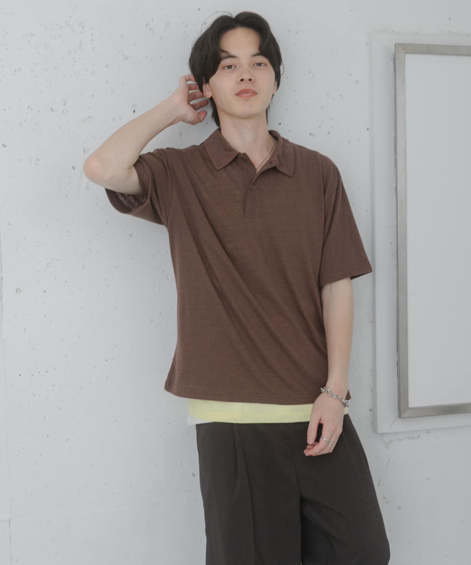 SENSE OF PLACE by URBAN RESEARCH「ドライタッチタンクトップセットポロシャツ」|ポロシャツ|