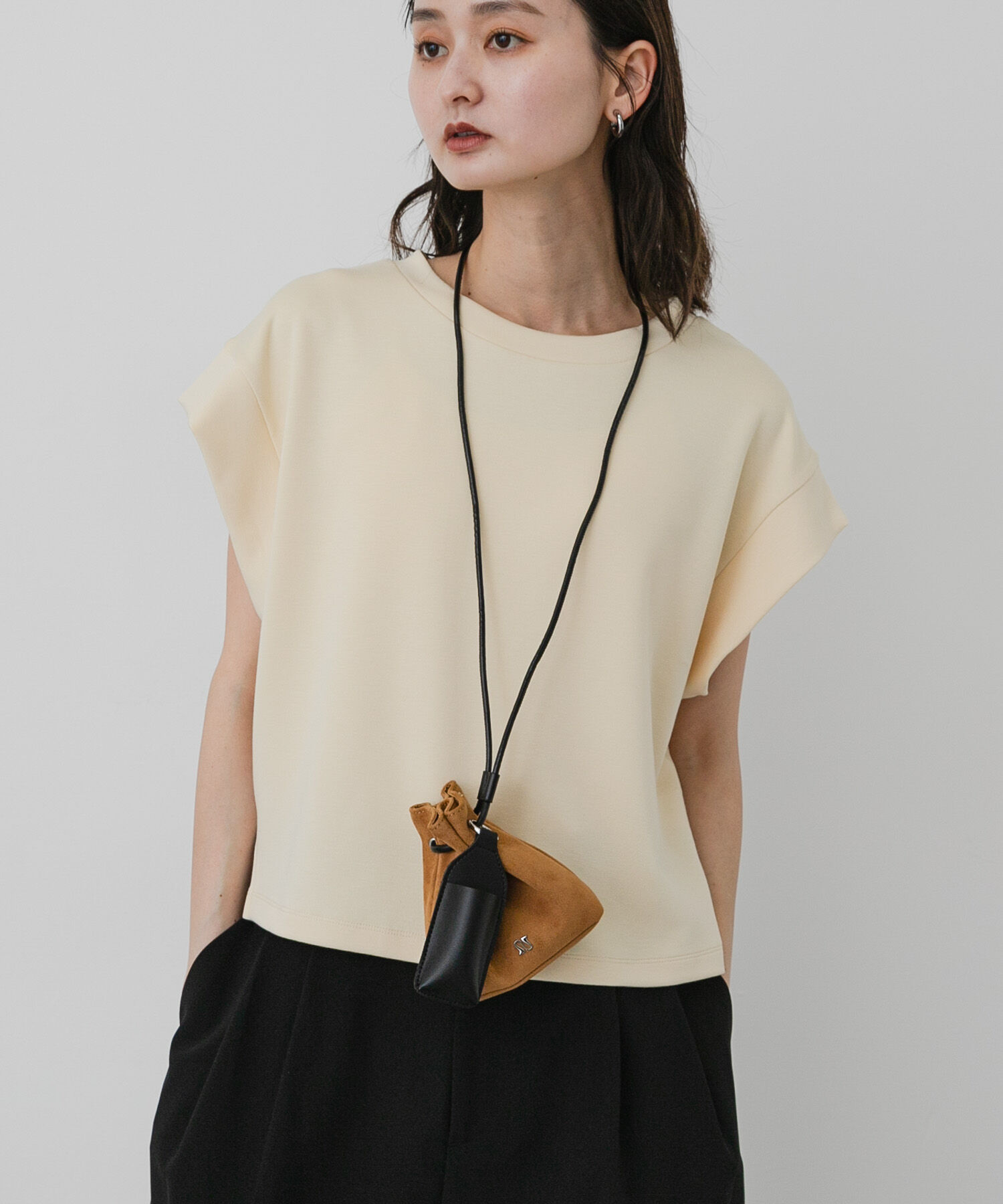 SENSE OF PLACE by URBAN RESEARCH「モチモチポンチTシャツ」|Tシャツ・カットソー|イエロー