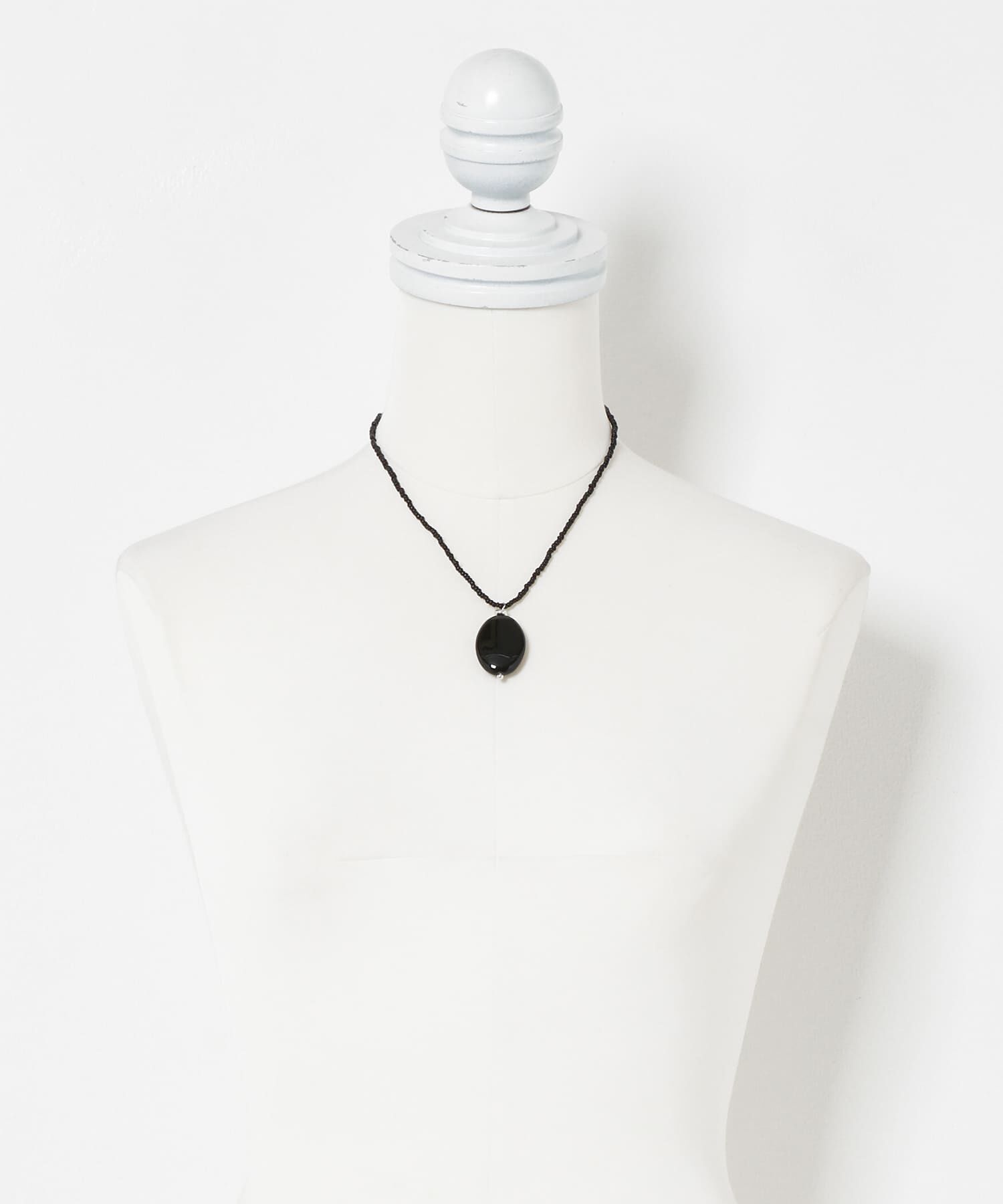 SENSE OF PLACE by URBAN RESEARCH「『WEB/一部店舗限定』オーバルモチーフビーズネックレス」|ネックレス|