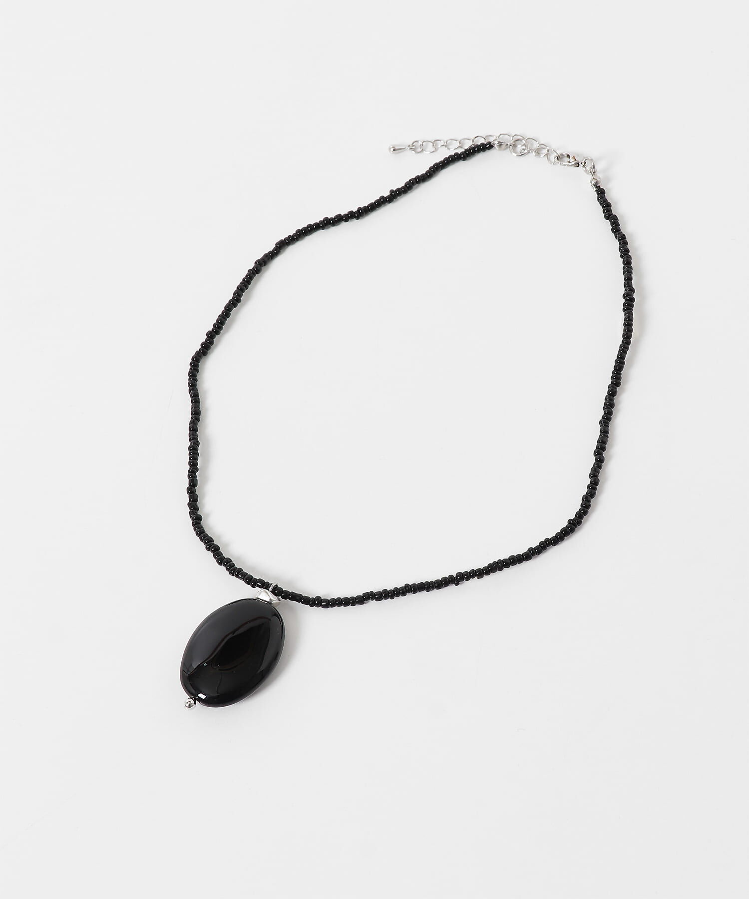 SENSE OF PLACE by URBAN RESEARCH「『WEB/一部店舗限定』オーバルモチーフビーズネックレス」|ネックレス|