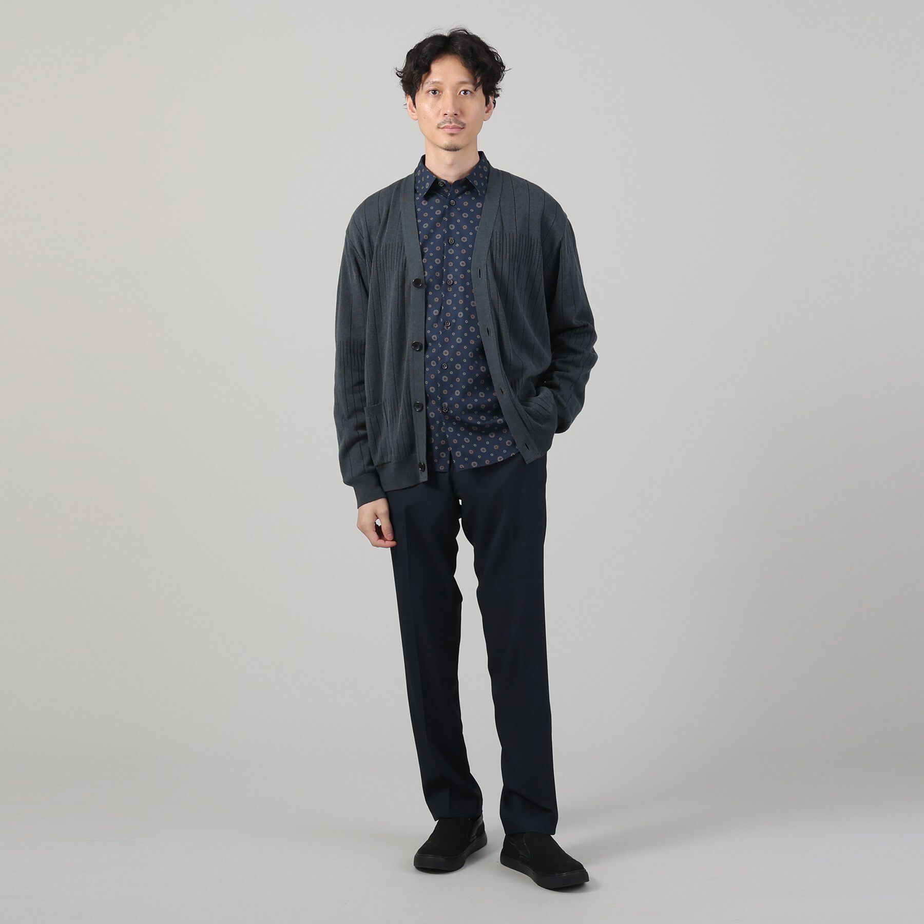 TAKEO KIKUCHI「【ON/OFF対応】メランジ シャークスキン ストレッチ パンツ / セットアップ」|その他|
