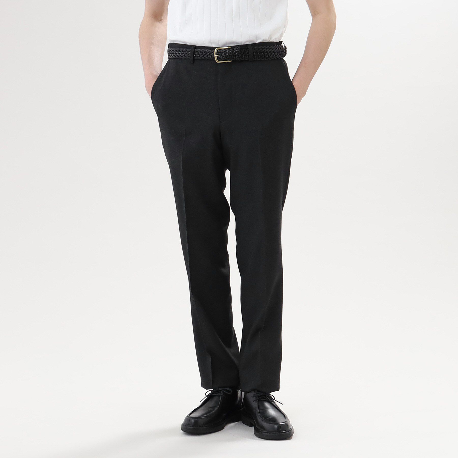 TAKEO KIKUCHI「【ON/OFF対応】メランジ シャークスキン ストレッチ パンツ / セットアップ」|その他|