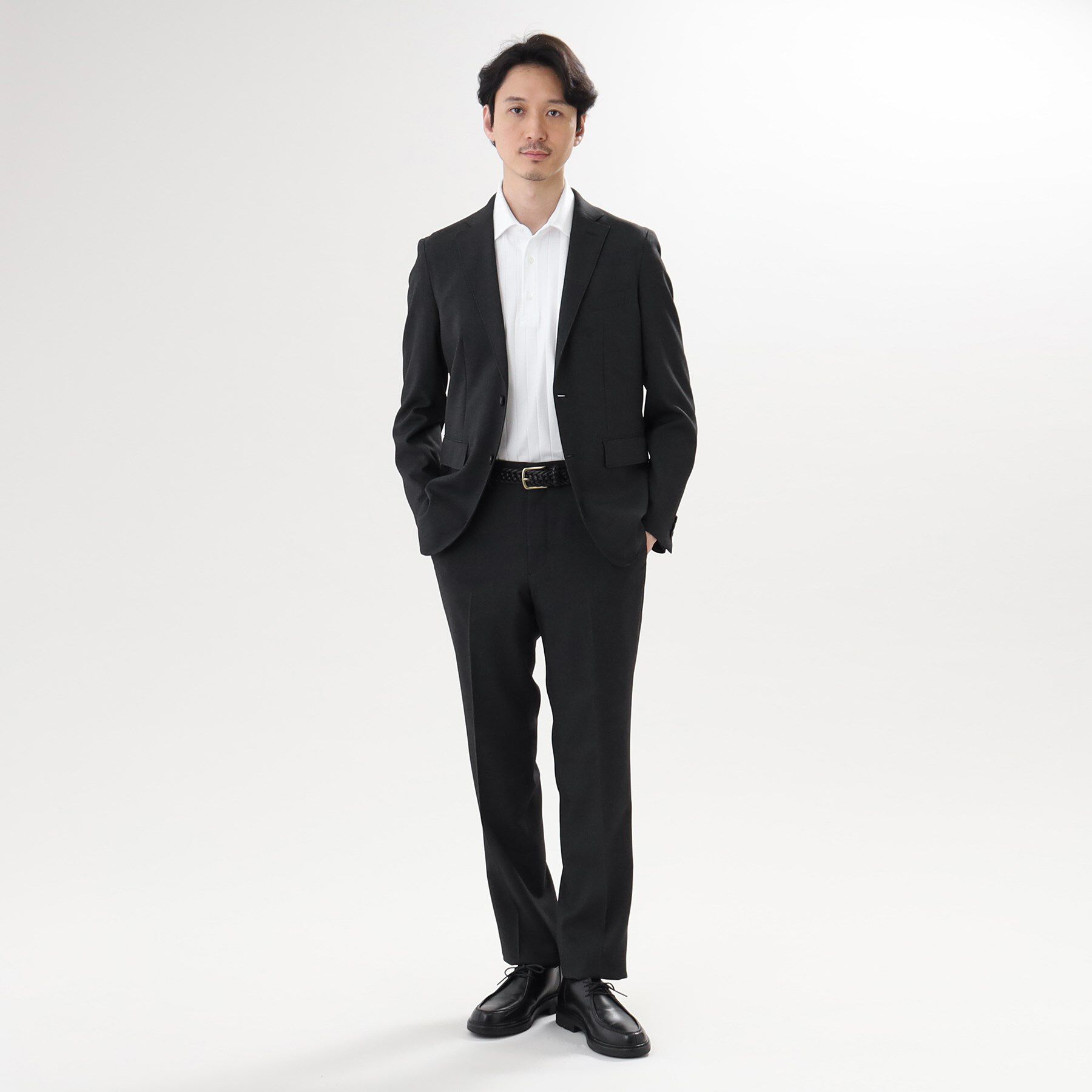TAKEO KIKUCHI「【ON/OFF対応】メランジ シャークスキン ストレッチ パンツ / セットアップ」|その他|