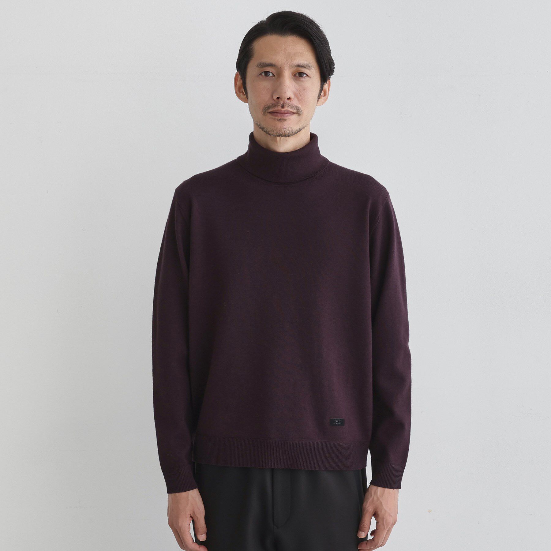 TAKEO KIKUCHI「アンチピリング タートルネック ニット」|ニット・セーター|