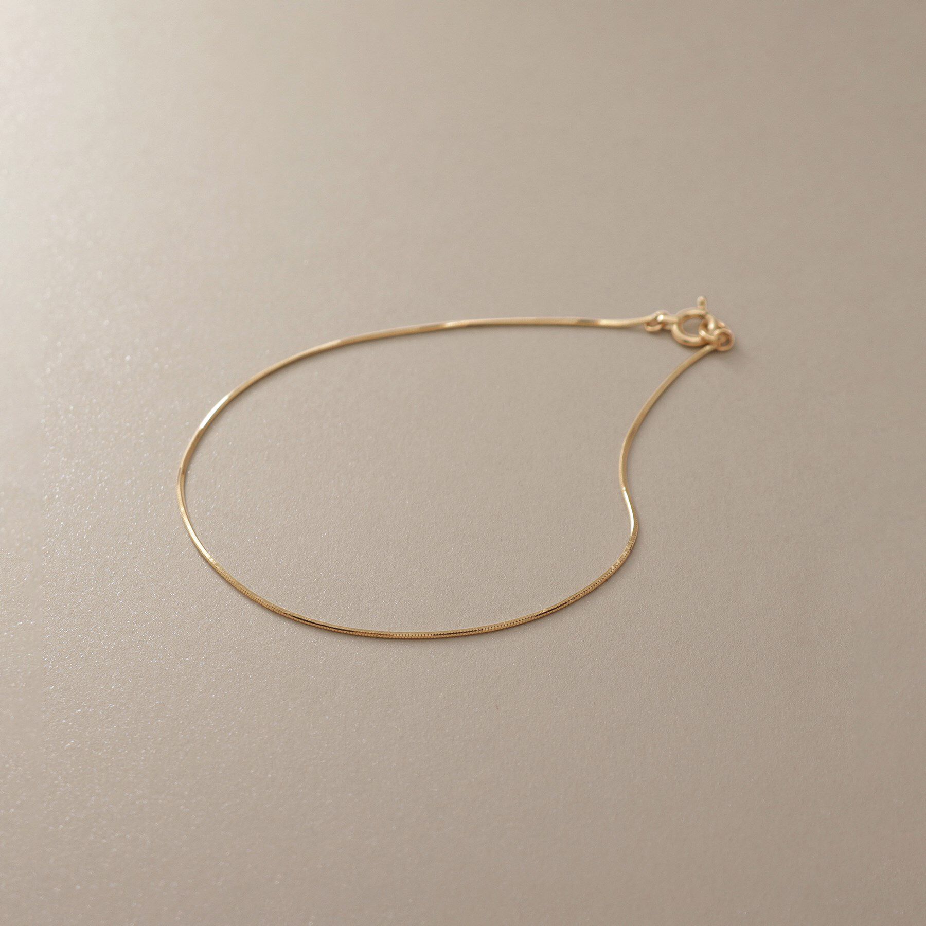 COCOSHNIK「K18コンパクトチェーン ブレスレット」|イヤーカフ|