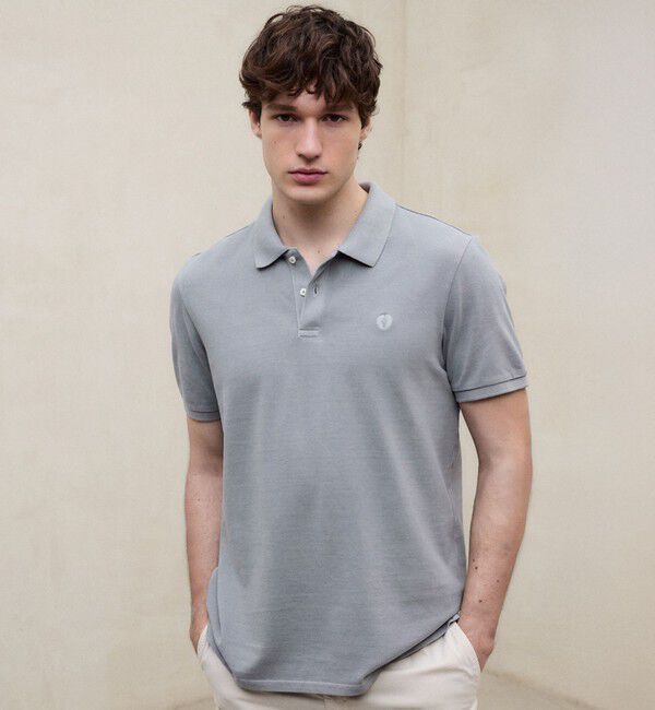 ECOALF「TEDAN BECAUSE ポロ / TEDAN POLO MAN」|ポロシャツ|グレー