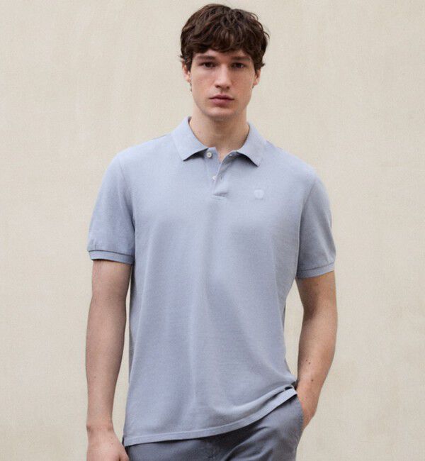 ECOALF「TEDAN BECAUSE ポロ / TEDAN POLO MAN」|ポロシャツ|サックスブルー