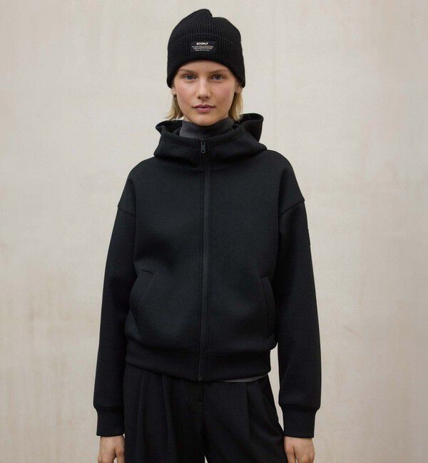 ECOALF「ARICA ジップパーカー / ARICA SWEATSHIRT WOMAN」|Tシャツ・カットソー|黒