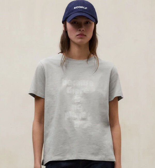 ECOALF「RONDA BECAUSE Tシャツ / RONDA T-SHIRT WOMAN」|Tシャツ・カットソー|グレー