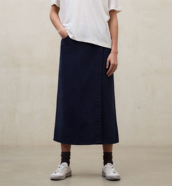 ECOALF「EMI スカート / EMI SKIRT WOMAN」|スカート|ネイビー