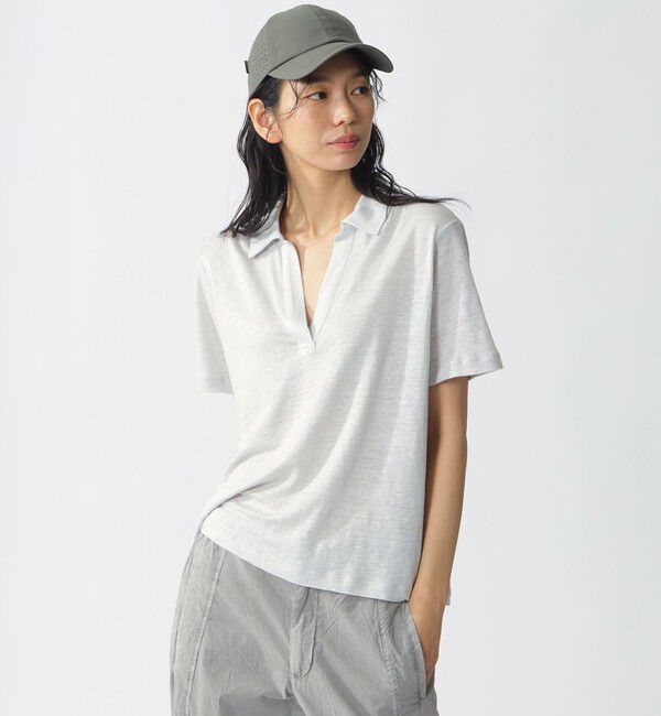 ECOALF「TROMS リネン ポロシャツ / TROM T-SHIRT WOMAN」|Tシャツ・カットソー|