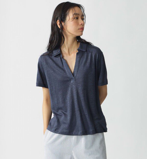 ECOALF「TROMS リネン ポロシャツ / TROM T-SHIRT WOMAN」|Tシャツ・カットソー|