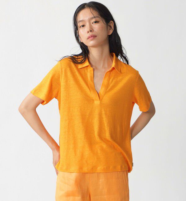 ECOALF「TROMS リネン ポロシャツ / TROM T-SHIRT WOMAN」|Tシャツ・カットソー|