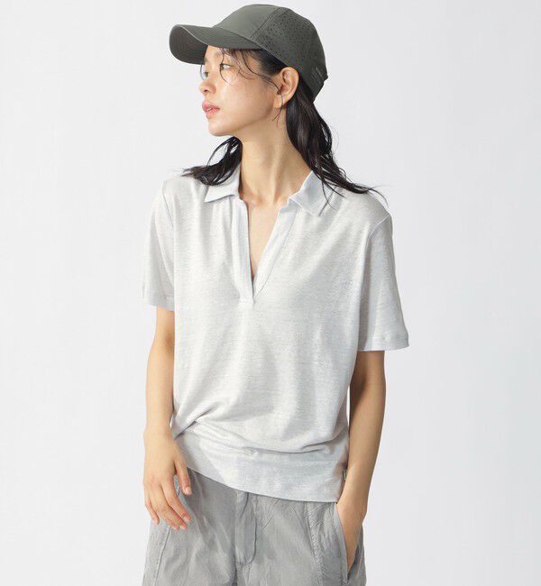 ECOALF「TROMS リネン ポロシャツ / TROM T-SHIRT WOMAN」|Tシャツ・カットソー|