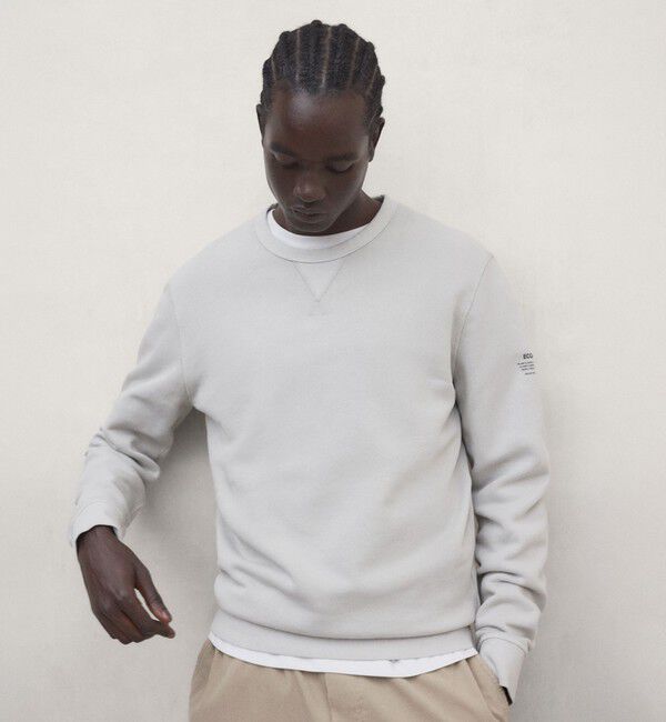 ECOALF「GOLA リジェネ スウェットシャツ / GOLA SWEATSHIRT MAN」|Tシャツ・カットソー|ライトグレー