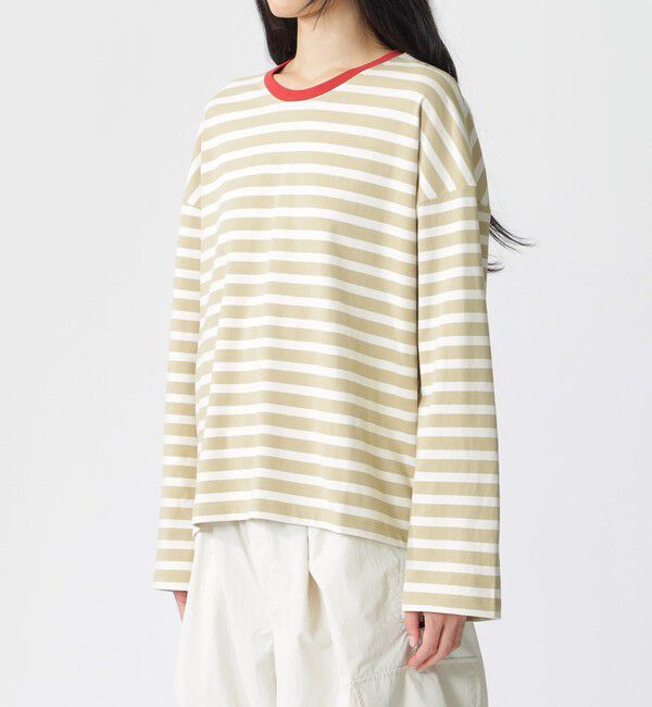 ECOALF「BERGAMI ボーダーロンT / BERGAMI T-SHIRT WOMAN」|Tシャツ・カットソー|