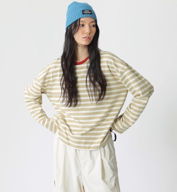 ECOALF「BERGAMI ボーダーロンT / BERGAMI T-SHIRT WOMAN」|Tシャツ・カットソー|