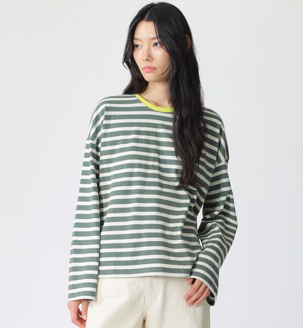 ECOALF「BERGAMI ボーダーロンT / BERGAMI T-SHIRT WOMAN」|Tシャツ・カットソー|