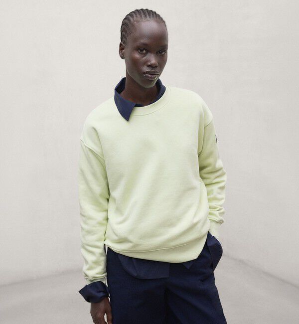ECOALF「GODOY スウェット / GODOY SWEATSHIRT WOMAN」|Tシャツ・カットソー|イエロー