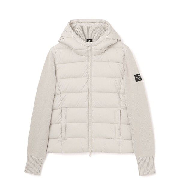 ECOALF「DENALI ニットコンビ アウター / DENALI HYBRID WOMAN」|ブルゾン・スタジャン|オフホワイト