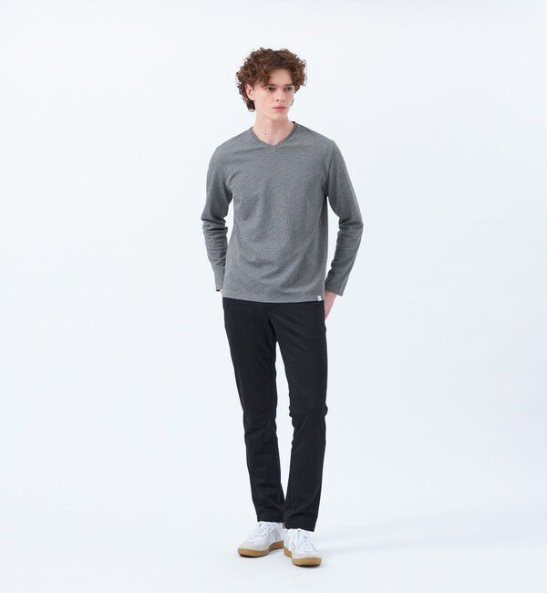 MACKINTOSH PHILOSOPHY「ストレッチミラノリブ VネックロンＴ」|Tシャツ・カットソー|
