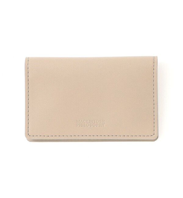 MACKINTOSH PHILOSOPHY「【WEB限定】レイクス 名刺入れ」|財布|ベージュ