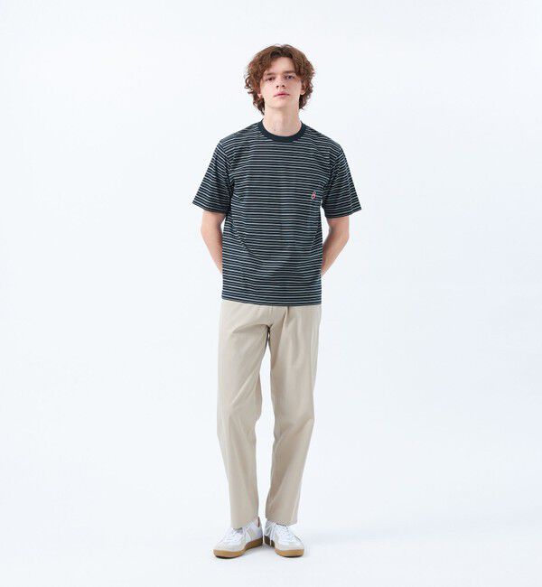 MACKINTOSH PHILOSOPHY「バッキンガムベア ランダムボーダー ワンポイントTシャツ」|Tシャツ・カットソー|