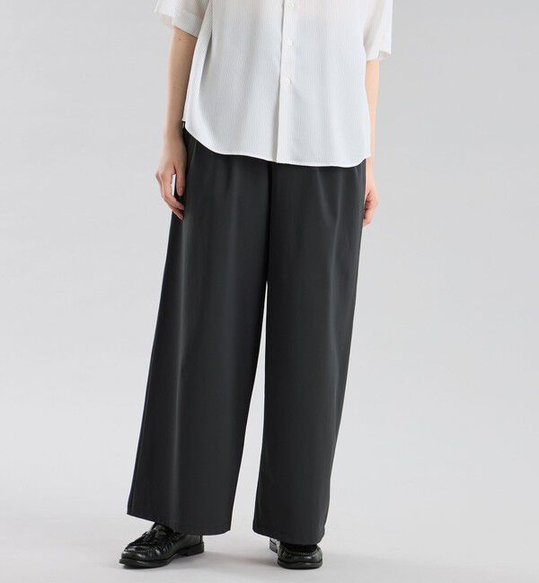 MACKINTOSH PHILOSOPHY「GREY LABEL テックジャージーワイドパンツ」|その他|ブラック