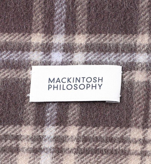 MACKINTOSH PHILOSOPHY「ウール ブリティッシュチェックマフラー」|マフラー|