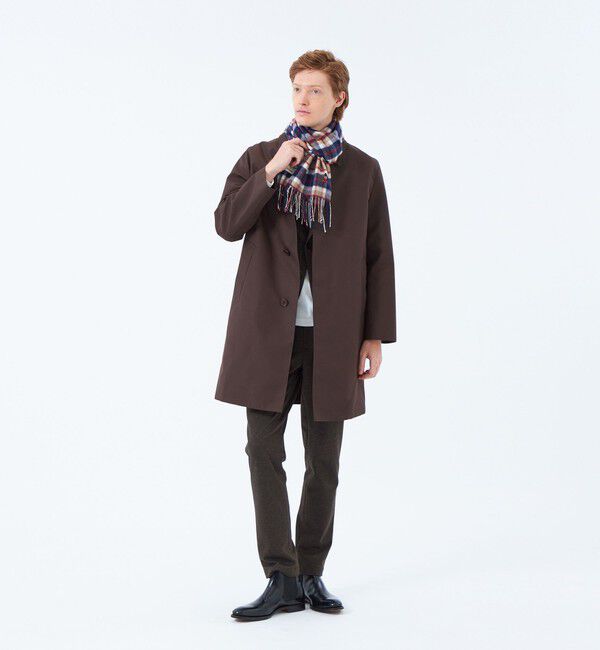 MACKINTOSH PHILOSOPHY「バッキンガムベア ウォッシャブルウールカシミヤ チェックマフラー」|マフラー|