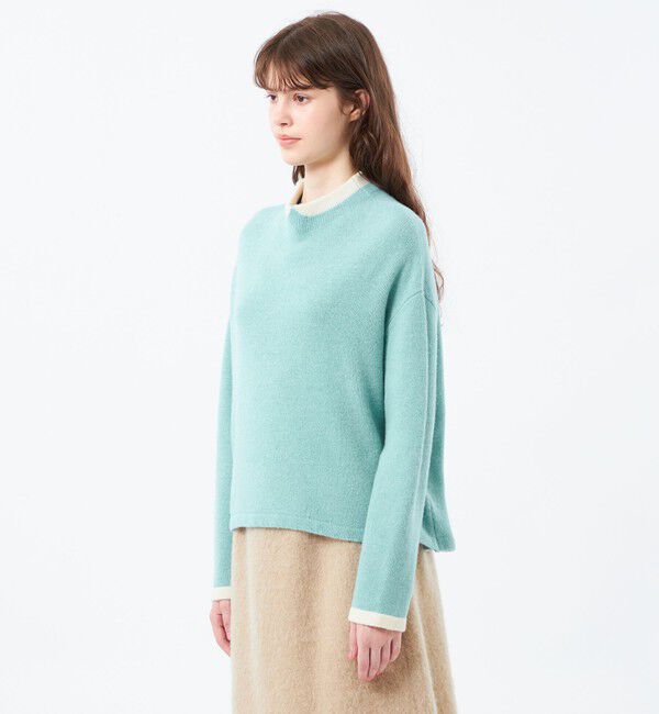 MACKINTOSH PHILOSOPHY「Cleric Collar Knit ウールカシミヤ製」|ニット・セーター|
