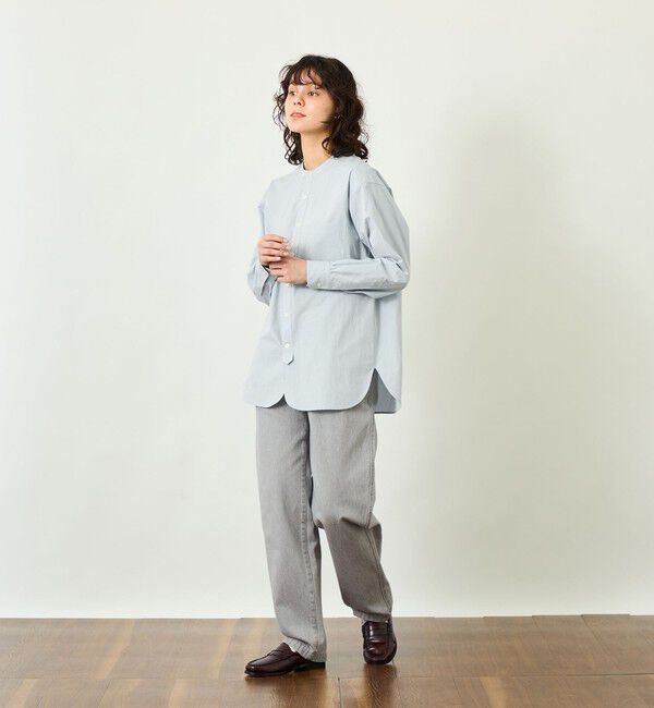 MACKINTOSH PHILOSOPHY「【GREY LABEL】バンドカラーシャツ」|シャツ・ブラウス|