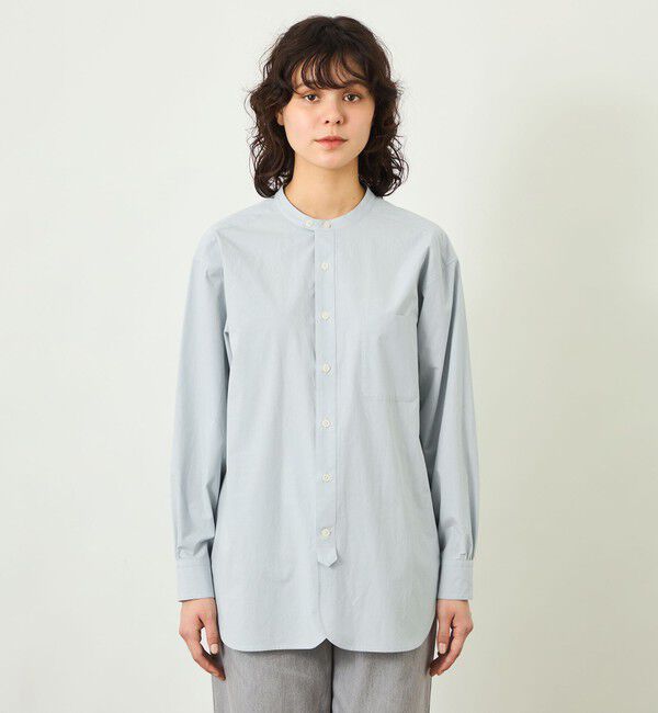 MACKINTOSH PHILOSOPHY「【GREY LABEL】バンドカラーシャツ」|シャツ・ブラウス|
